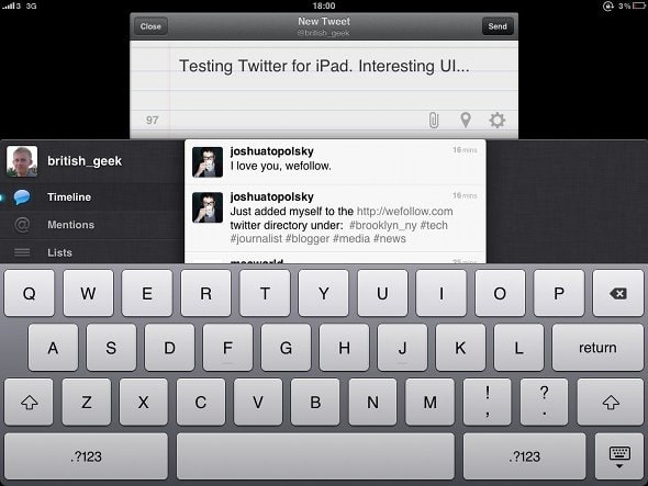 Twitter iPad App Review - Is It Better To Go Official? - Zath